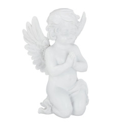 Relaxdays ANDĚL Bílý umělý kámen mrazuvzdorný 36 cm