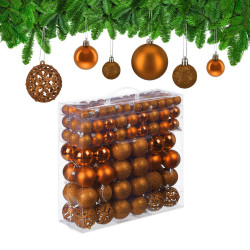 Relaxdays BAŇKY Oranžové 150-dílná sada plast