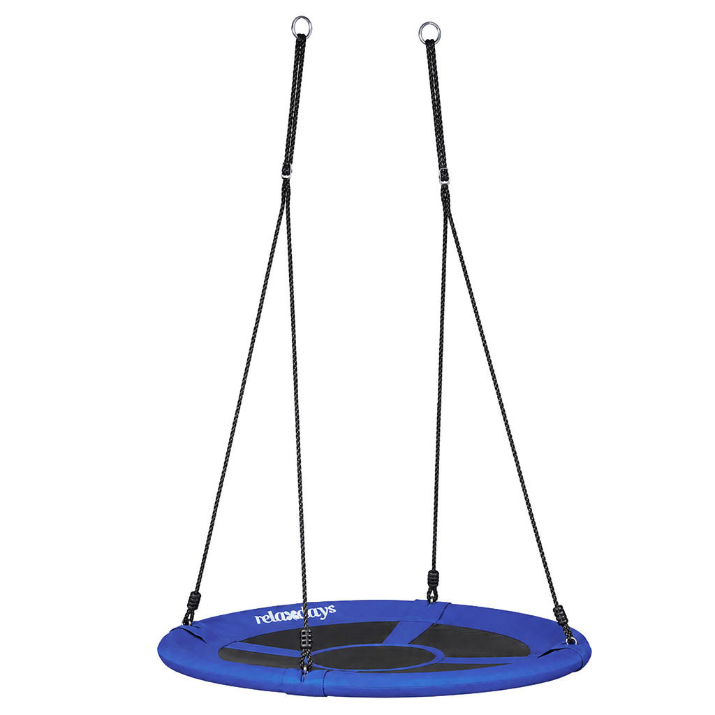 Relaxdays HOUPAČKA tmavě modrá hnízdová kruhová 90 cm
