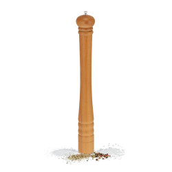 Relaxdays MLÝNEK Přírodní bukové dřevo keramický mlýnek 51,5 cm