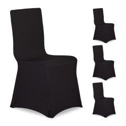 Relaxdays NÁVLEKY Černé 4ks-set