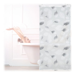 Relaxdays ROLETA černobílý motiv listů 80x240 cm