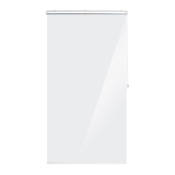Relaxdays ROLETA Transparentní sprchová PVC hliník 100x240 cm