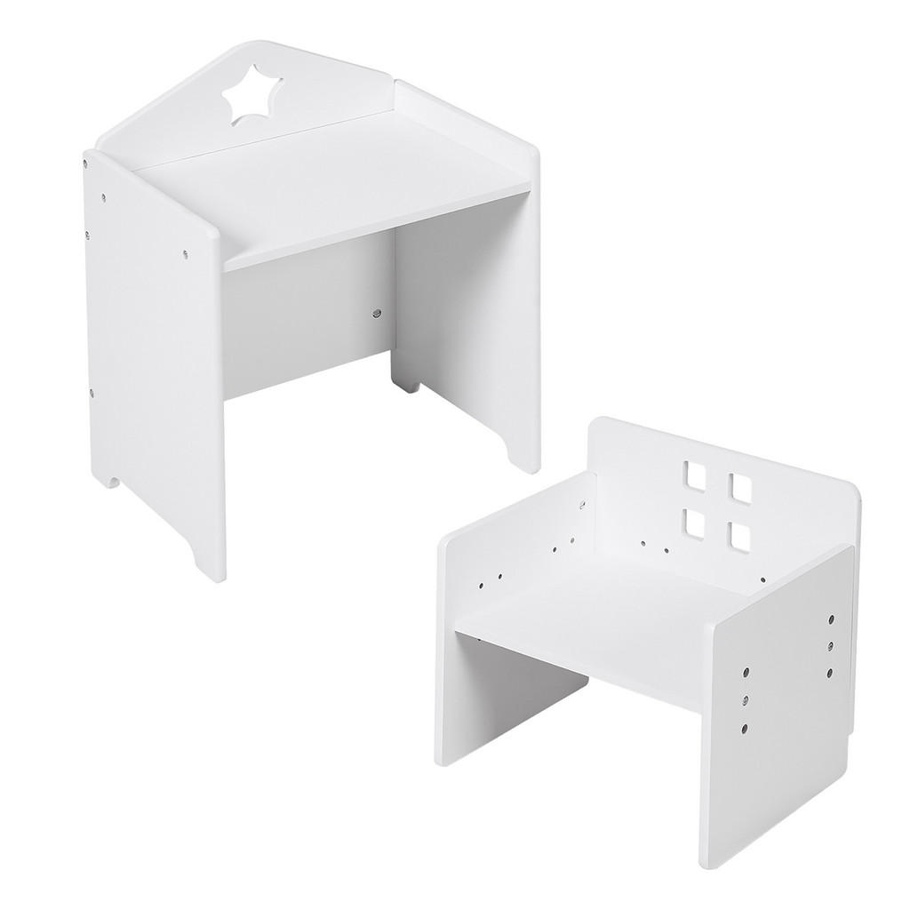 Relaxdays SESTAVA bílá 2dílný-Set MDF tabule