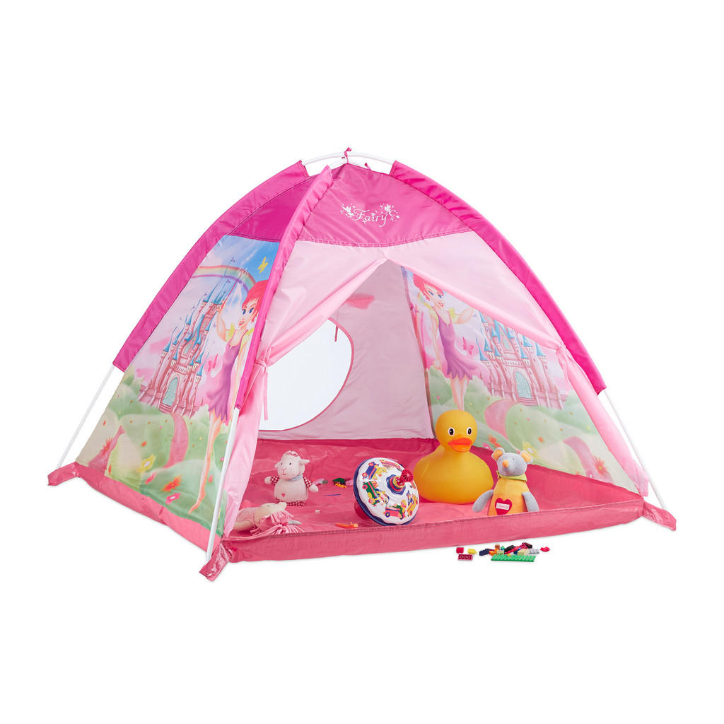 Relaxdays STAN Růžový motiv víly 90 cm