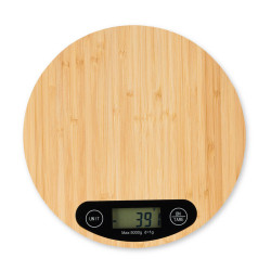 Relaxdays VÁHA přírodní černá kuchyňská digitální bambus 5 kg