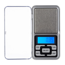 Relaxdays VÁHA Stříbrná digitální 200 g LCD displej