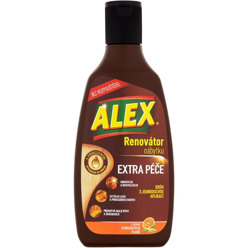 Renovátor nábytku Alex s aroma citrusových plodů extra péče 250 ml
