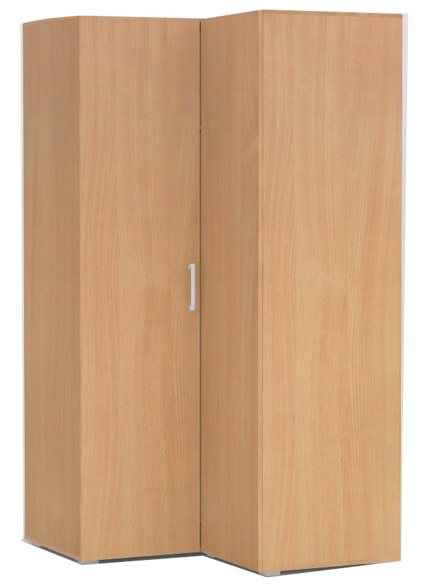 Rohová šatní skříň rea venezia 5 - buk