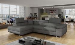 Rohová sedací souprava Anton - Sawana 21 Provedení: Levá varianta, látka: Sawana 21