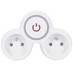 Rozbočka 2x10A s vypínačem