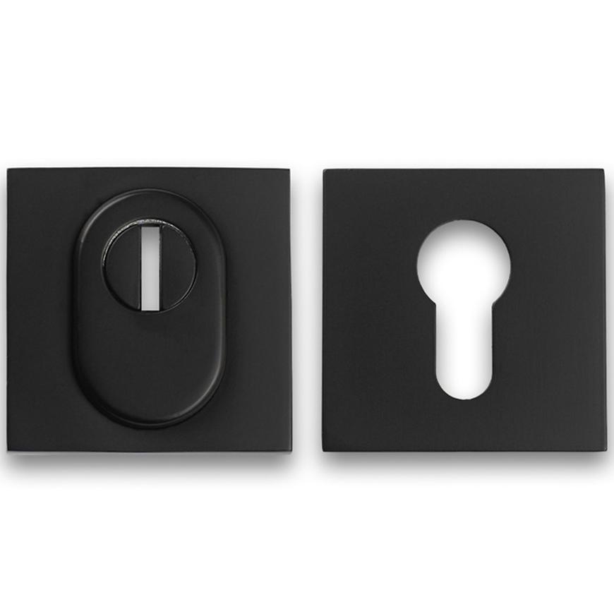 Rozeta vnitřní čtvercová C401 černá