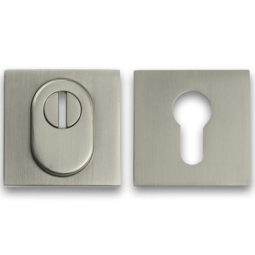 Rozeta vnitřní čtvercová C401 nikl