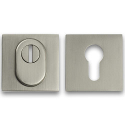 Rozeta vnitřní čtvercová C401 nikl