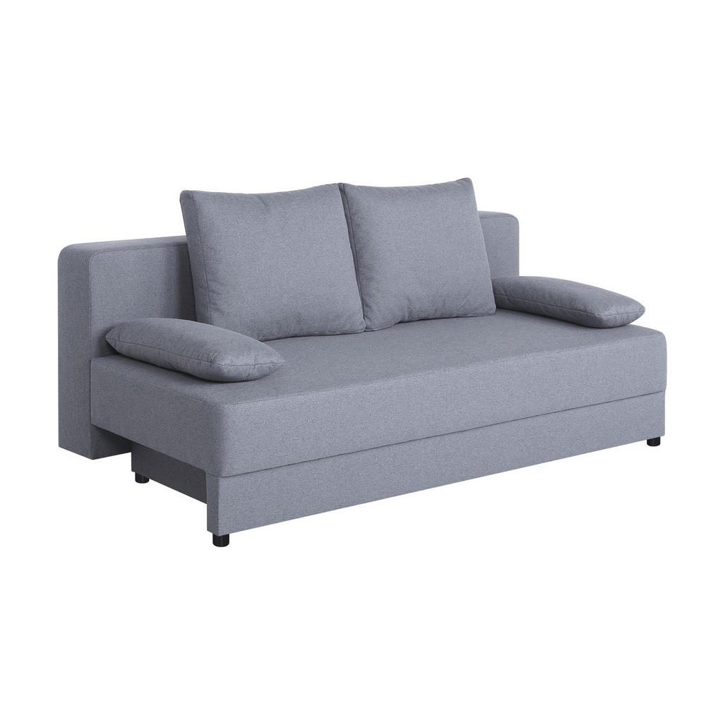 ROZKLÁDACÍ POHOVKA, textil, světle šedá