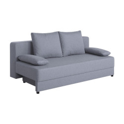 ROZKLÁDACÍ POHOVKA, textil, světle šedá