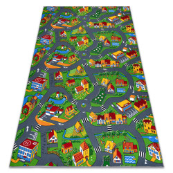 rugsX DĚTSKÝ koberec LITTLE VILLAGE Ulice 150/150 cm