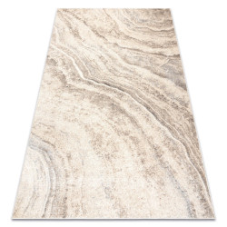 rugsX KOBEREC FUSION 9776 krémová / béžová - Duny, písek, moderní, abstraktní 140/190 cm
