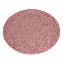 rugsX KULATÝ koberec SOFFI shaggy 5cm růžový 160 cm