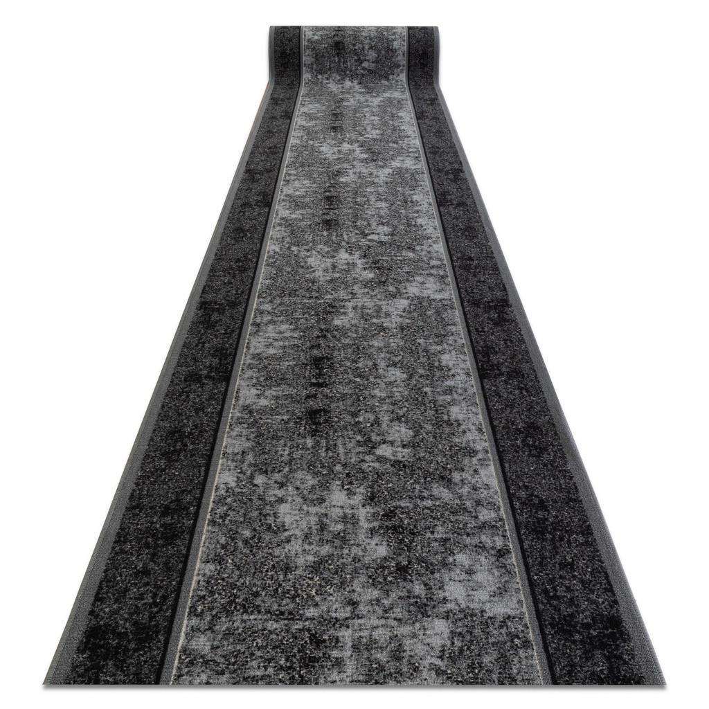rugsX POGUMOVANÝ běhoun STARK 80 cm šedá 80/100 cm