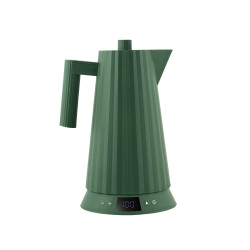 Rychlovarná konvice Plissé 1,7L s volbou teploty vody, zelená - Alessi