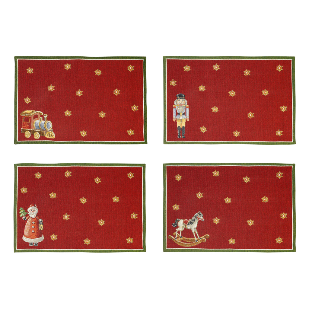 Sada gobelínových prostírání Toy's Delight Anniversary, 4 ks, 48 x 32 cm - Villeroy & Boch