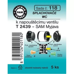 Sada komplet.těs.k nap.vent.WC - T 2439