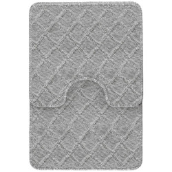 Sada koupelnových koberečků. 2 kusy Luxor světle šedá