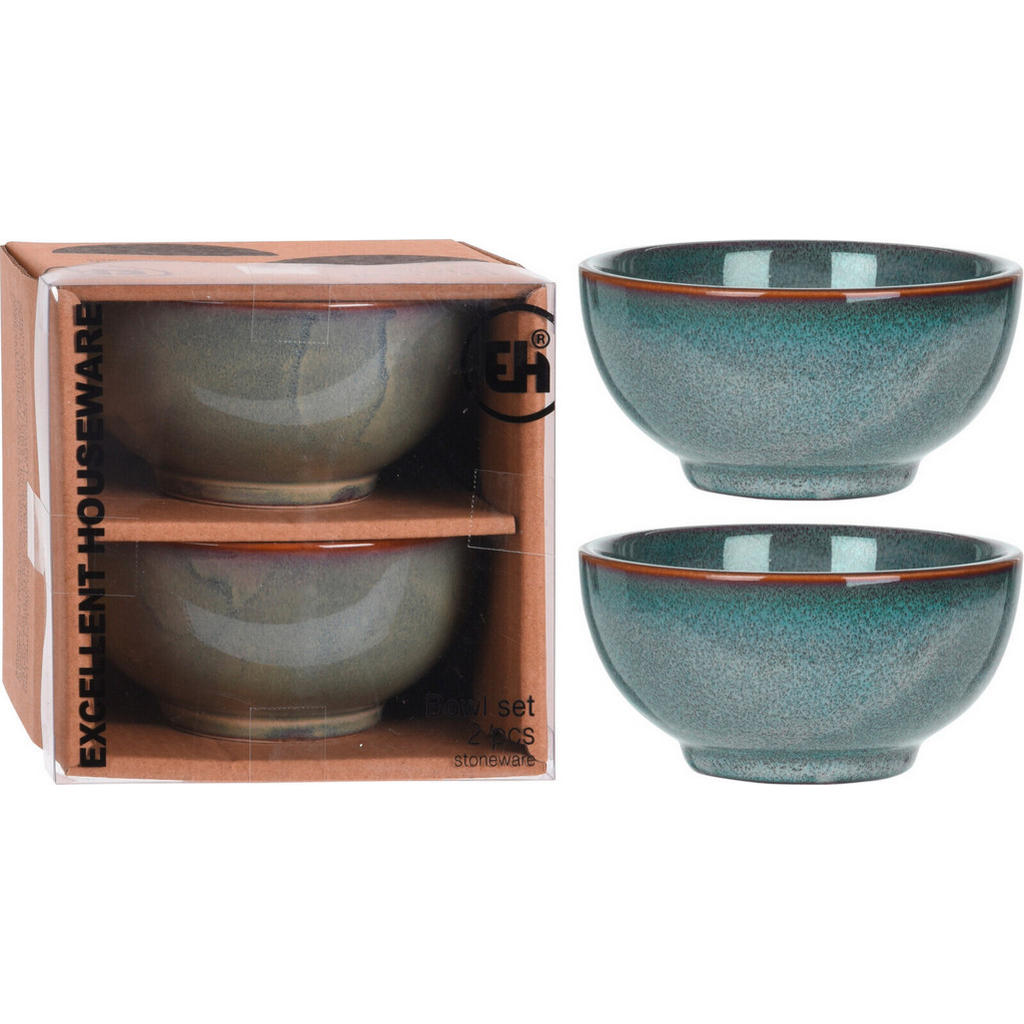 SADA MISEK, keramika, 12.5/13/12 cm 2dílné