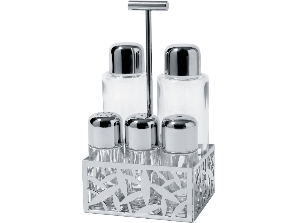 Sada nádob na ochucovadla Cactus, 5 ks - Alessi
