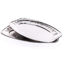 Sada servírovacích alu táců, 2ks 33.5x23.5 cm