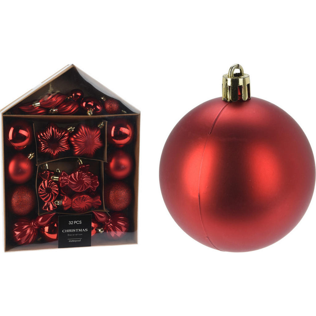 SADA VÁNOČNÍCH OZDOB 32 ks
