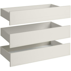 Sada zásuvek do šatní skříně Braga 1 (3 KS) kašmír