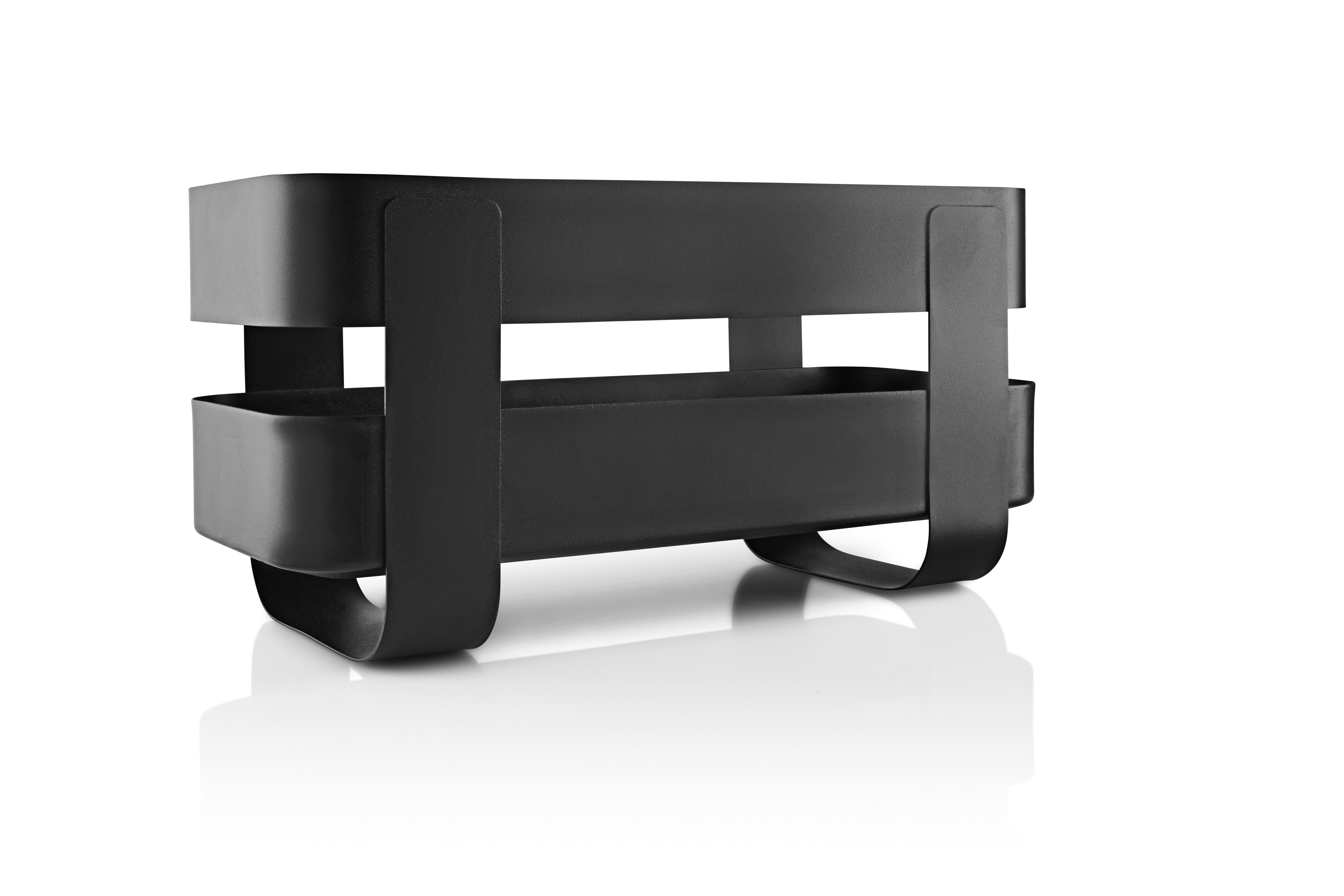 Samozavlažovací organizér na bylinky ocelový, černá - Eva Solo