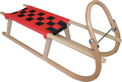 Saně TATRA 105 cm, červeno-černé