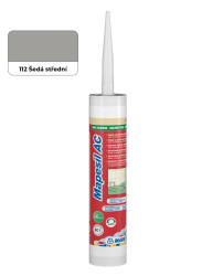 Sanitární silikon Mapei Mapesil 310 ml AC 112 šedá střední