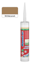 Sanitární silikon Mapei Mapesil 310 ml AC 135 zlatý prach