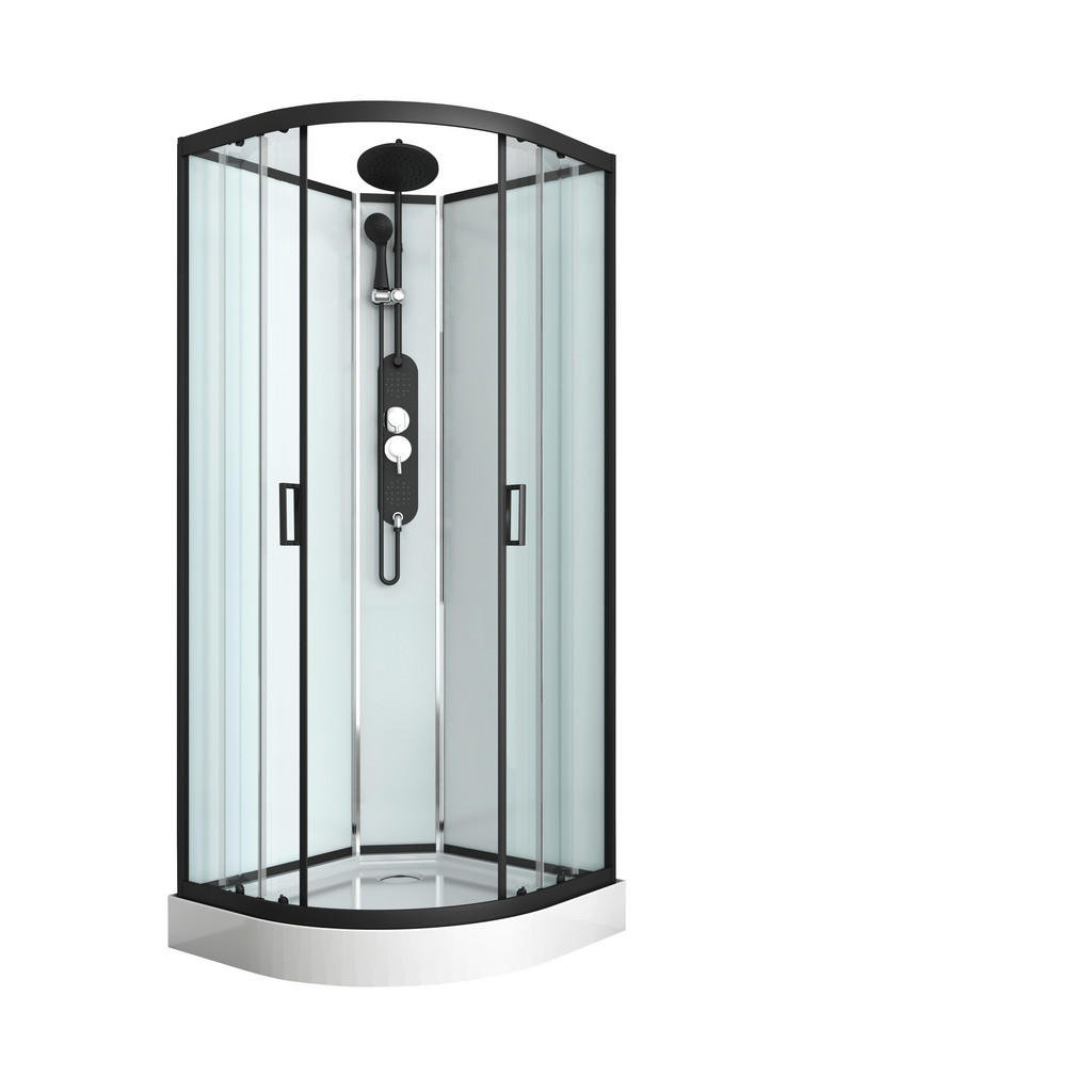 Sanotechnik SPRCHOVÝ KOUT černá