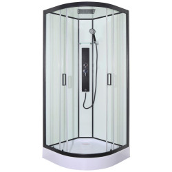Sanotechnik SPRCHOVÝ KOUT černá, průhledné