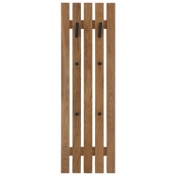 ŠATNÍ PANEL, přírodní barvy, černá, dub, 38/120/14 cm