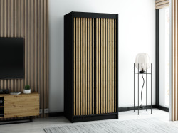 Šatní skříň Abi Lamelo 1 Barva korpusu: Bílá, Rozměry: 100 cm