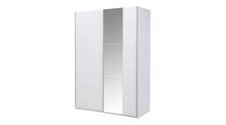 Šatní skříň Bastia Barva korpusu: Bílá, Rozměry: 150 cm