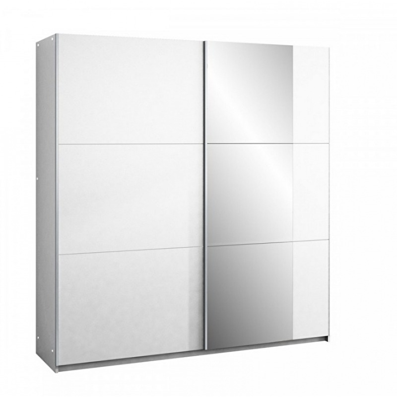 Šatní skříň Bastia Barva korpusu: Bílá, Rozměry: 200 cm