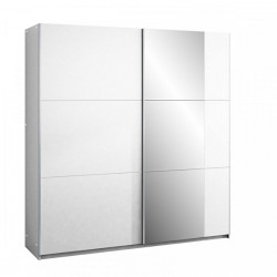 Šatní skříň Bastia Barva korpusu: Bílá, Rozměry: 200 cm