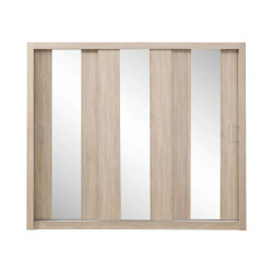 Šatní skříň Duca I 250 Barva korpusu: Dub Sonoma, Rozměry: 250 cm