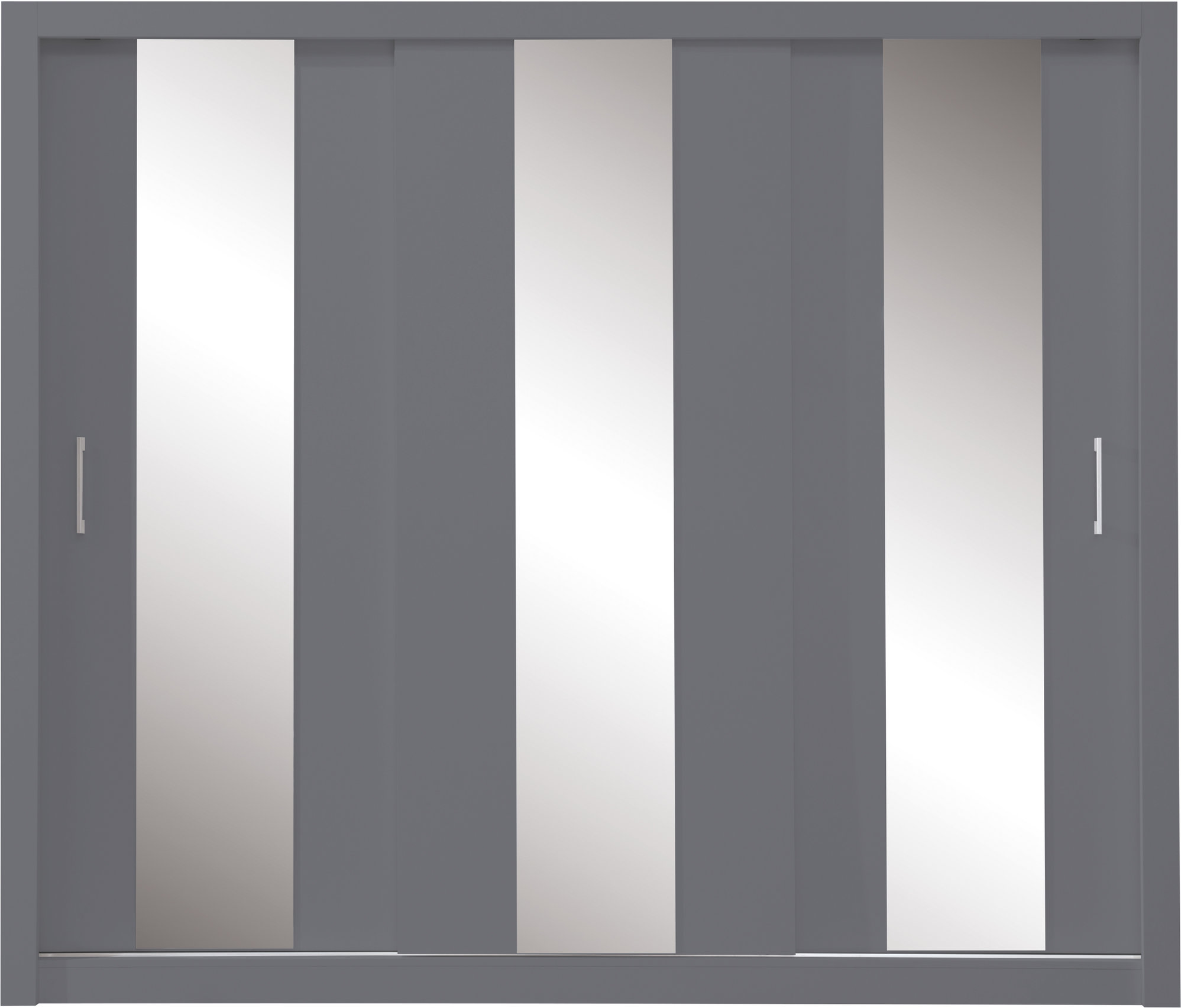 Šatní skříň Duca I 250 Barva korpusu: Antracit, Rozměry: 250 cm