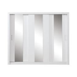 Šatní skříň Duca I 250 Barva korpusu: Bílá, Rozměry: 250 cm