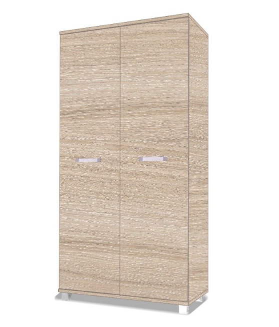 Šatní skříň Maximus M2 Barva korpusu: Dub Sonoma, Rozměry: 100 cm