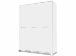 Šatní skříň Maximus M3 Barva korpusu: Bílá, Rozměry: 150 cm