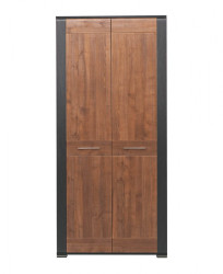 Šatní skříň naomi 2d - ořech/wenge
